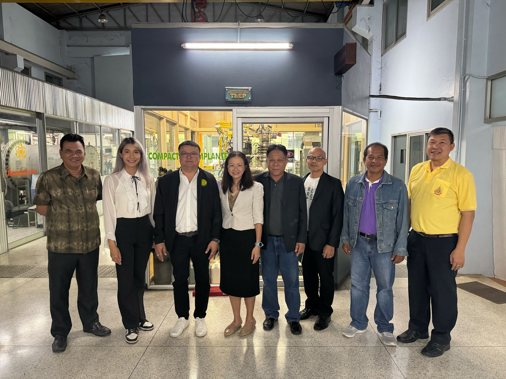 Read more about the article คณะผู้บริหารของสภาเกษตรกรแห่งชาติเข้าเยี่ยมชมและรับฟังการบรรยายผลงานวิจัยการใช้เทคโนโลยีไอออนพลังต่ำสำหรับปรับปรุงพันธุ์ข้าว