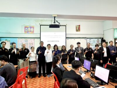 Read more about the article ศูนย์ความเป็นเลิศด้านฟิสิกส์ เข้าร่วมกิจกรรมโครงการพัฒนาต้นแบบค่าย AI-Semiconductor (K12)